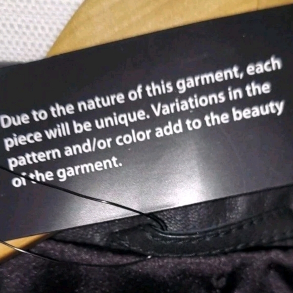 American Leather Co. Sz 16 Soft Leather Moto Jacket Black QVC Retail $319 - Picture 15 of 15